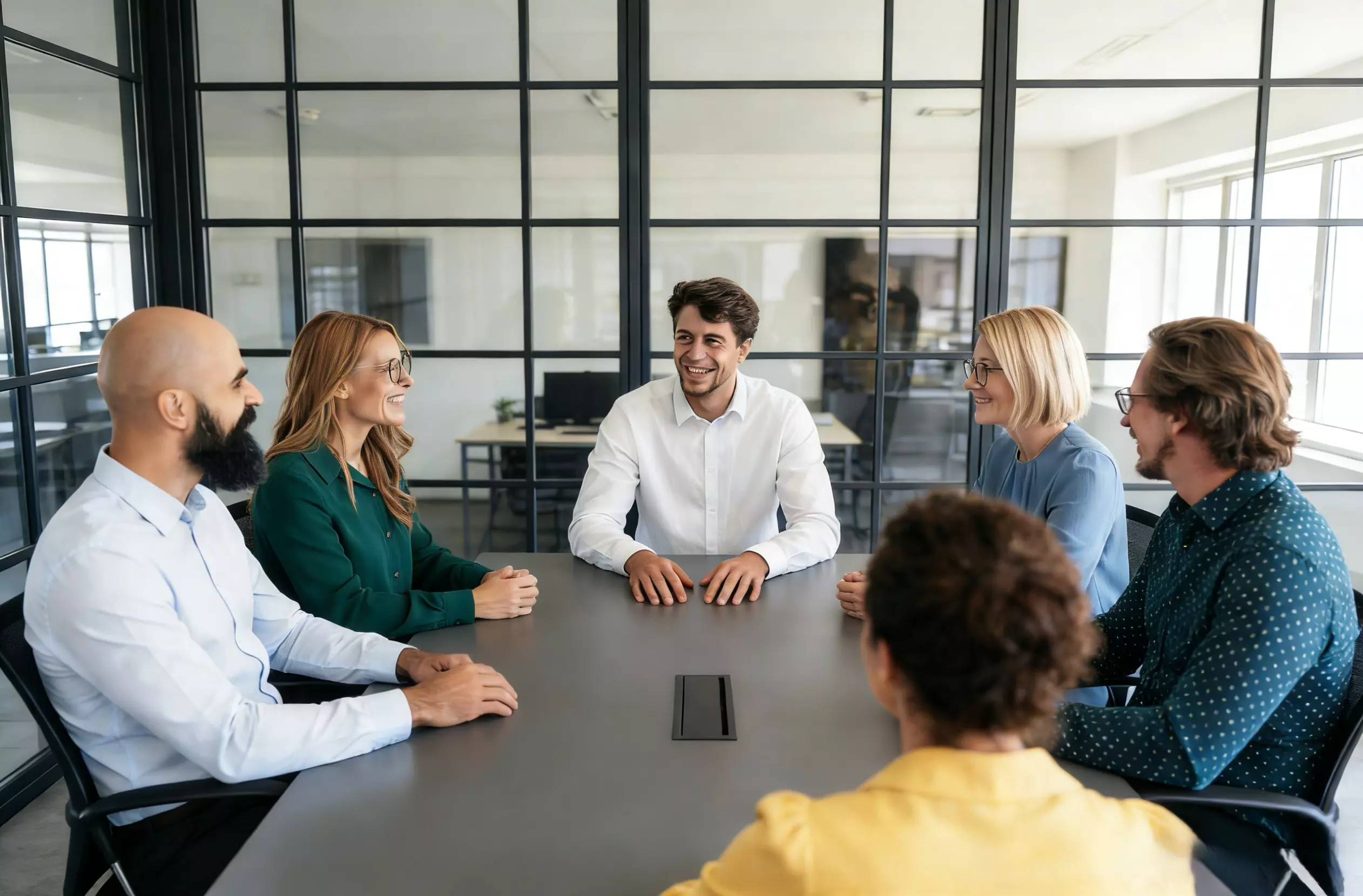 Colaboración en la oficina